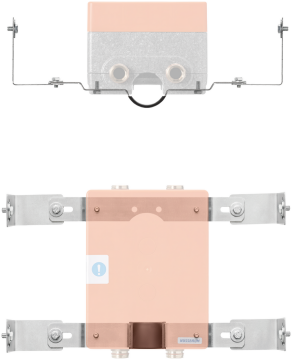 Set di montaggio per scatola lavabo sotto muro