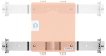 Montageschiene zu Unterputz-Armaturenbox und Optiflex-Verteilerbox
