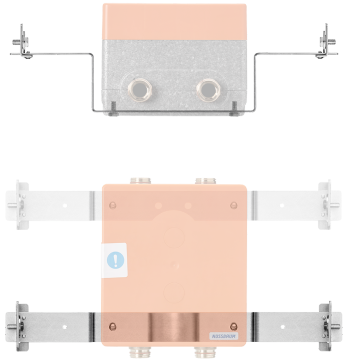 Montageschiene zu Unterputz-Armaturenbox und Optiflex-Verteilerbox