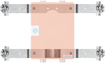 Set di montaggio per scatola lavabo sotto muro