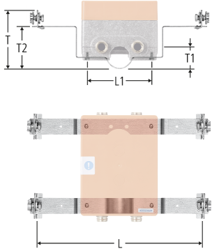 Montage-Set zu Unterputz-Waschtischbox