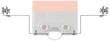 Set di montaggio per scatola lavabo sotto muro