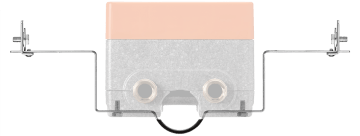 Set de montage pour boîtier lavabo à montage caché