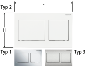 Betätigungsplatte Style 21
