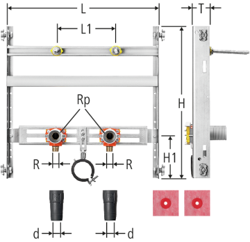 Optivis-Tec-Waschtisch-Modul