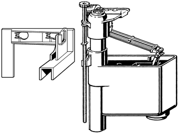 Valvola di riempimento e supporto per cassetta