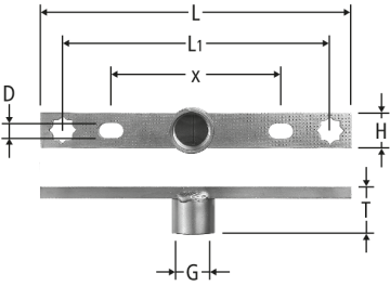 Barrette de fixation
