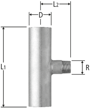 Optipress-Aquaplus-T-Stück