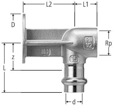 Optipress-Aquaplus-Anschlusswinkel