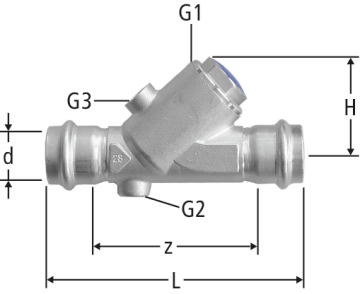 Optipress-Aquaplus-Rückflussverhinderer EA