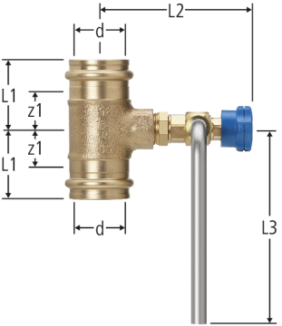 Optipress-Aquaplus-Probenahmestelle