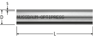 Optipress-Tuyau en acier inoxydable 1.4520