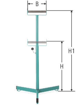 Materialauflageständer