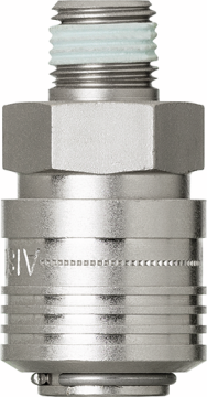 Accoppiamento con filetto maschio G ¼