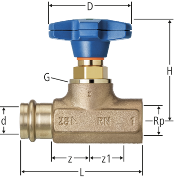 Optipress-Aquaplus-Robinet droit