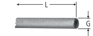 Tubo filettato