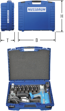 Coffret pour pince à sertir type 6