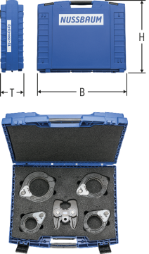 Coffret pour anneau de sertissage XL Optipress