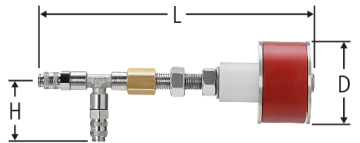 Bouchon d'essai de pression pour tuyau Optipress
