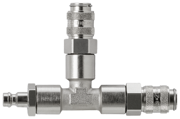 T-Stück mit Kupplung