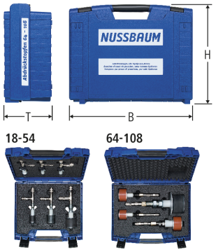 Set di tamponi per prove di pressione