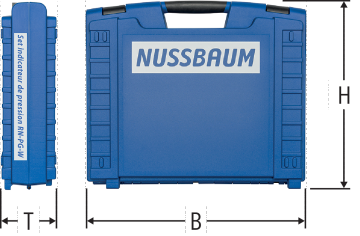 Valigetta per set misuratore di pressione RN-PG-W