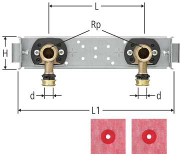 Optiflex-Flowpress-Modul mit Anschlusswinkel