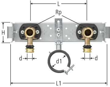 Optiflex-Flowpress-Modul mit Anschlusswinkel