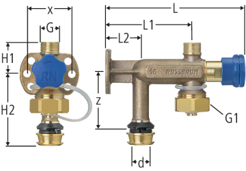 Optiflex-Flowpress-Robinet combiné