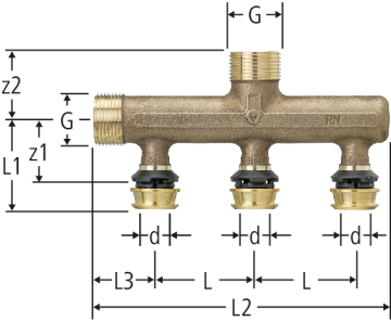 Optiflex-Flowpress-Distributeur à 3 départs