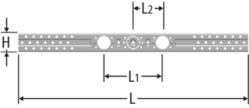 Optiflex-Montageschiene