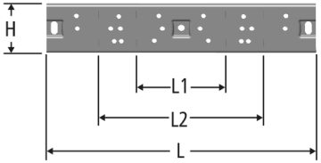 Optiflex-Montageschiene