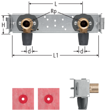 Optiflex-Profix-Modul mit Anschlusswinkel