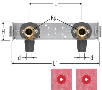 Optiflex-Profix-Modul mit Anschlusswinkel