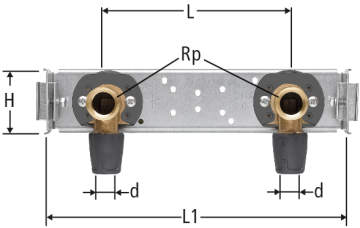 Optiflex-Profix-Modul mit Anschlusswinkel