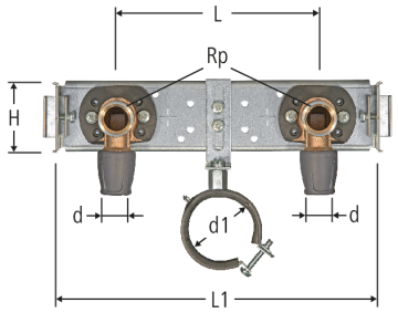 Optiflex-Profix-Modul mit Anschlusswinkel