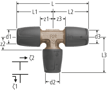 Optiflex-Profix-T-Stück