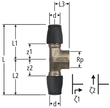 Optiflex-Profix-T-Stück