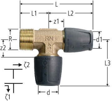 Optiflex-Profix-T-Stück