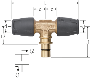 Optiflex-Profix-T-Stück