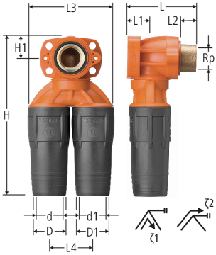 Optiflex-Profix-Boîte double prolongée