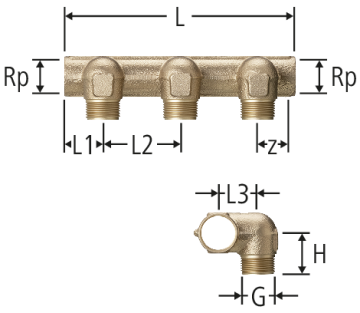 Optiflex-Distributeur coudé