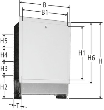 Coffret à encastrer