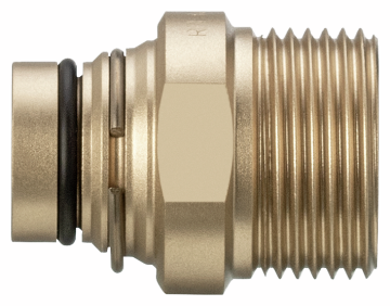 Steckübergang gerade