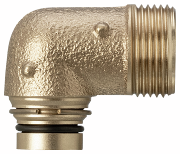 Steckübergang gekröpft