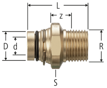 Collegamento a innesto diritto