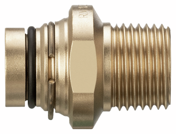 Steckübergang gerade