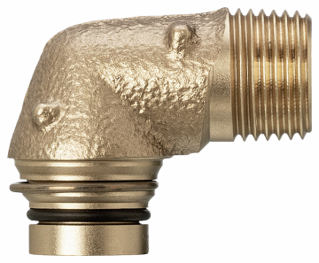 Steckübergang gekröpft