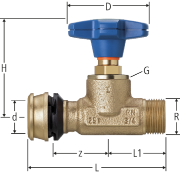 Optiflex-Flowpress-Geradsitzventil