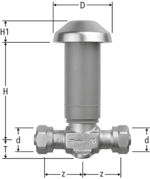 Optiflex-Unterputz-Absperrventil